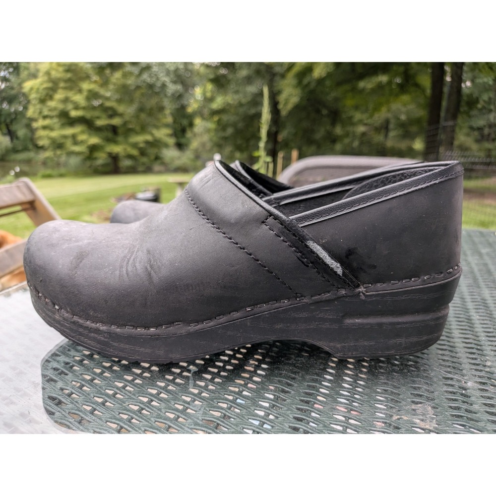 Dansko Classic Pro Clog Black Leather , Sz 39 / US 8.5 - 9 Comfort Standing